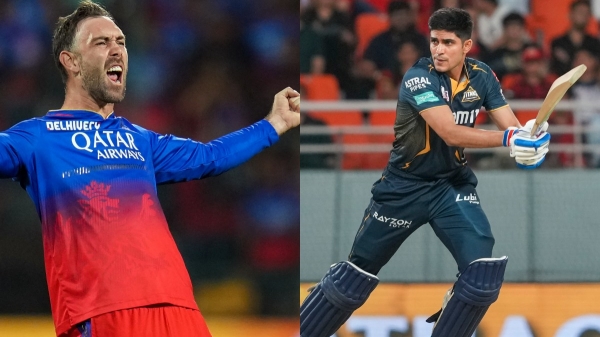 IPL 2024 GT vs RCB Glenn Maxwell dismissed Shubman Gill in the 1st over of his come back match against Gujarat
