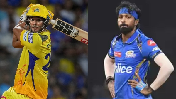 IPL 2024 CSK vs MI Shivam Dube hit 15 runs in Hardik Pandya over