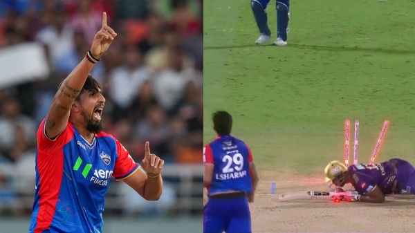 IPL 2024 - Ishant sharma unplayable delivery to Andrew russell stops KKR to break record