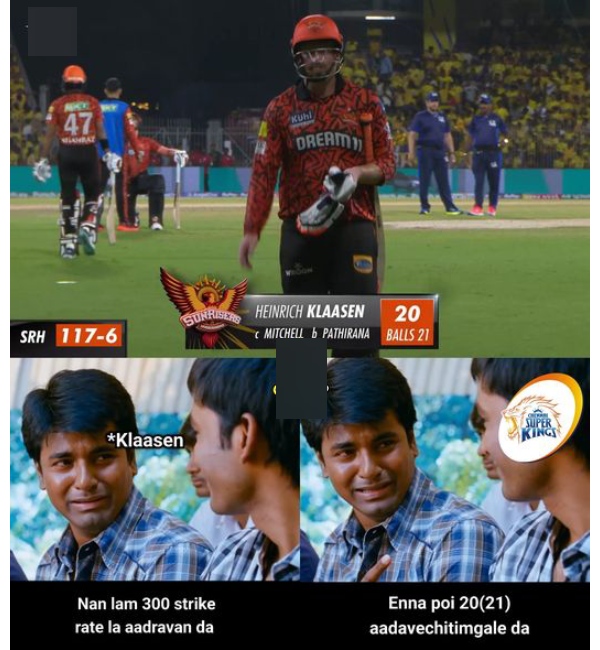 IPL 2024 CSK vs SRH Fantastic memes from social media after csk beat srh by 78 runs at chepauk