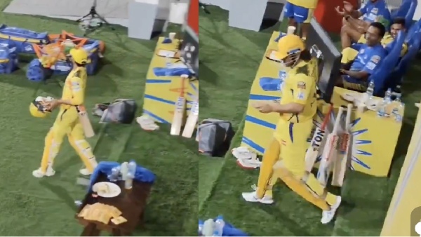 IPL 2024 CSK vs KKR Match - Jadeja teases fans by wearing helmet instead of ms dhoni