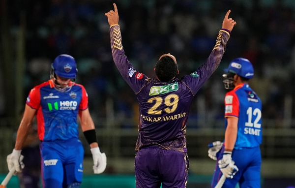 IPL 2024 - KKR beat Delhi Capitals by 106 runs and rises to no 1 in points table