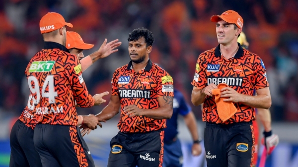 IPL 2024 SRH vs RCB T Natarajan bowled a fantastic spell in the powerplay and death overs against RCB at Hyderabad