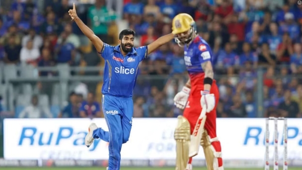 IPL 2024 MI vs RCB Virat Kohli lost his wicket to Jasprit Bumrah