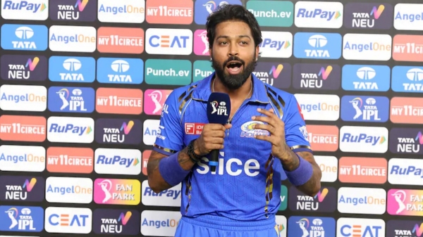 IPL 2024 - Mumbai Indians captain Hardik Panya lost his cool in presentation speech