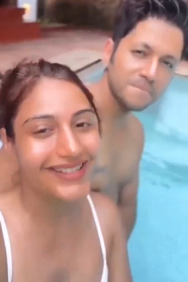 IPL 2024 - Did Chahal Wife Dhanashree spends time with her boy friend in pool - here is the truth