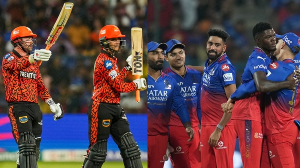 IPL 2024 SRH vs RCB Match RCB bowlers silenced Hyderabad Crowd by dismissing Travis Head and Abhishek Sharma