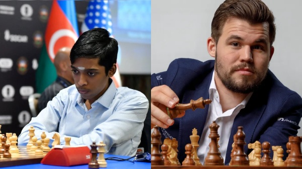 Tamilnadu Player Praggnanandhaa defeats Magnus Carlsen at the Poland Grand Chess Tour