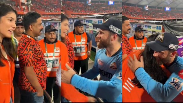 IPL 2024 SRH vs GT SRH Owner Kavya Maran and former Captain Kane Williamson met each other after srh vs gt match