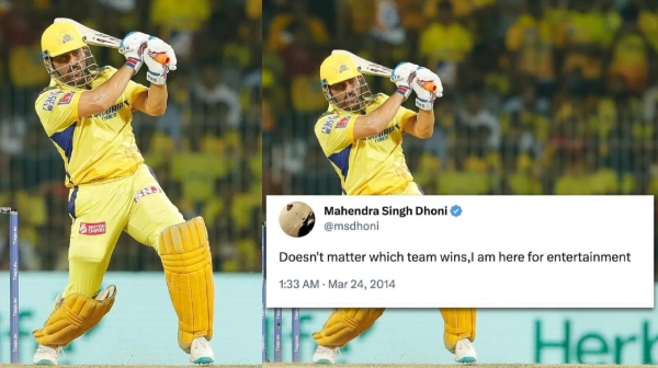 CSK vs RCB IPL 2024 MS Dhoni says it doesn t matter which team wins I am here for entertainment