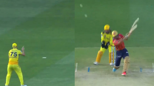 IPL 2024 CSK vs PBKS CSK Player Daryl Mitchell dance to celebrate Ashutosh Sharma wicket is trending in social Media