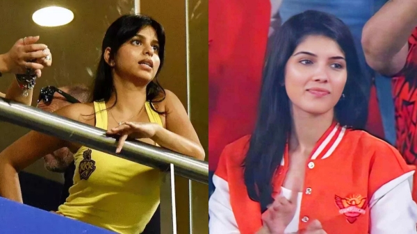 IPL 2024 KKR vs SRH KKR Owner Suhana Khan grabs the focus infront of Kavya Maran in the ipl finals between KKR vs SRH