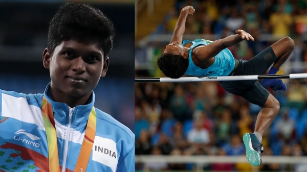 Mariyappan Thangavelu won gold in high jump at world para athletics Mariyappan Thangavelu won gold in high jump at world para athletics