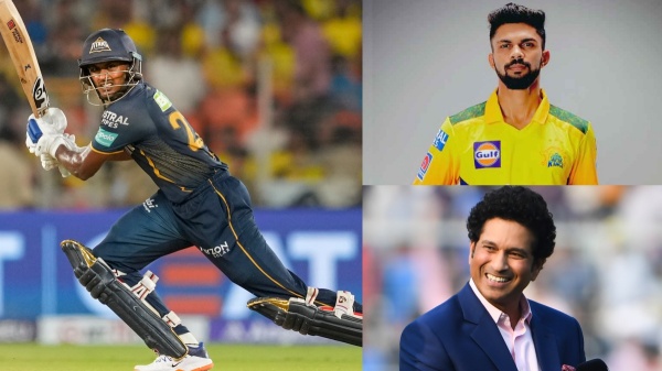 IPL 2024 CSK vs GT Sai Sudharsan becomes the fastest indian to score thousand runs in the ipl history and breaks Sachin Record