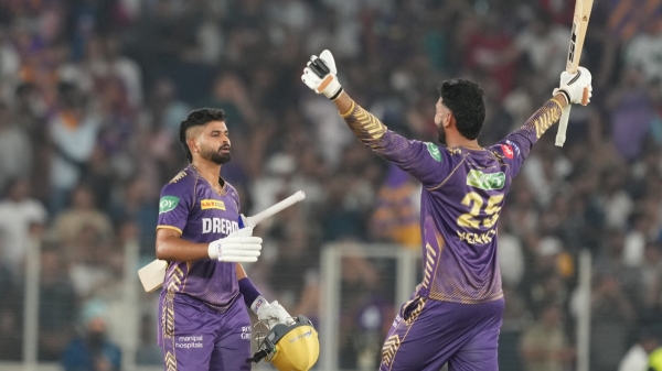 IPL 2024 SRH vs KKR - Shreyas iyer revelas venkatesh iyer will speak with him in tamil