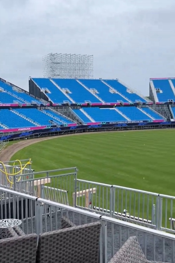 T20 World cup 2024 - Watch the video of beautiful New York cricket stadium