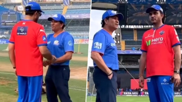 IPL classics- sachin and Ganguly clashes each other first time in ipl