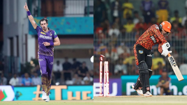 IPL 2024 KKR vs SRH Mitchell Starc bowled a Ball of the IPL to dismiss Abhishek Sharma in the IPL final 2024
