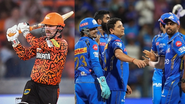 IPL 2024 MI vs SRH Mumbai Debut Player Anshul Kamboj cleans up Travis Head but its a No Ball