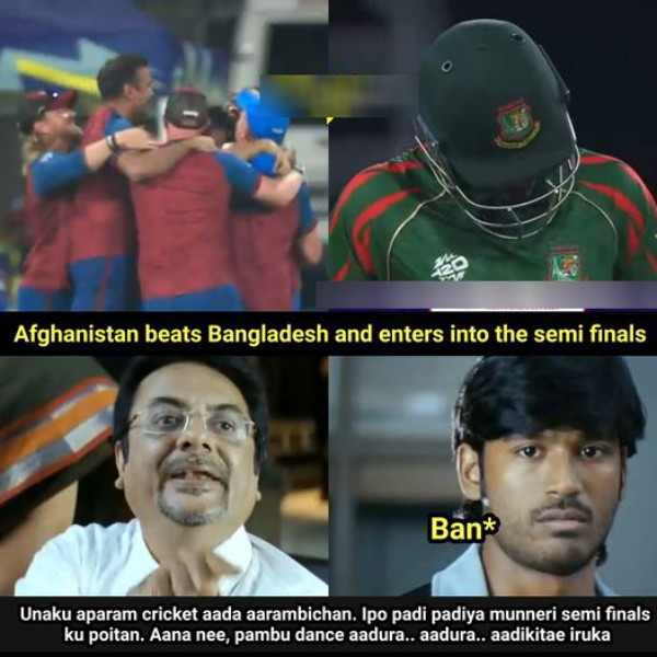 t20 world cup AFG vs BAN memes indian national cricket team cricket 20 2024