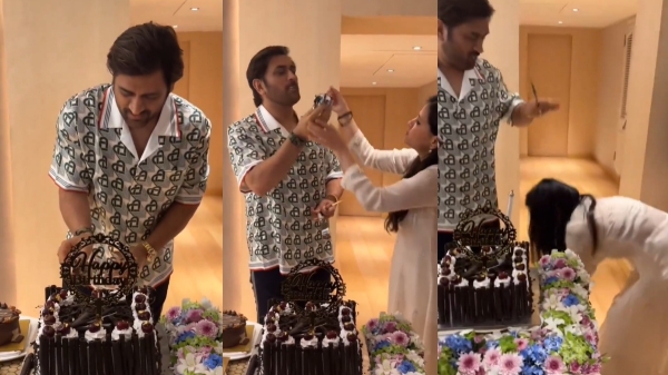 MS Dhoni ms dhoni birthday sakshi