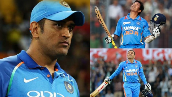 MS Dhoni Sachin Tendulkar Virender Sehwag