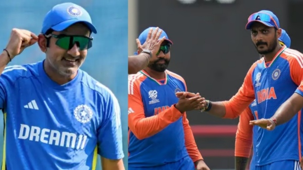 ind vs nz gautam gambhir axar patel sarfaraz khan