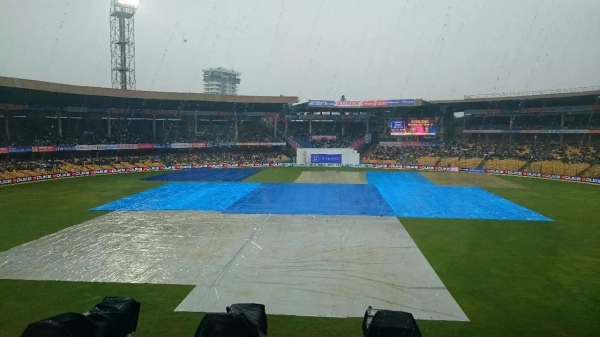 ind vs nz banglaore rain