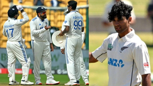 ind vs nz rachin ravindra rohit sharma