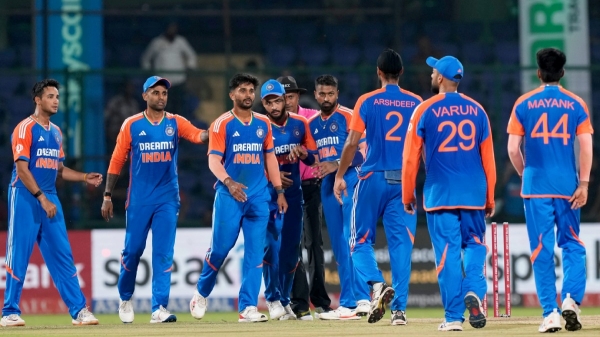 ind vs ban tilak varma harshit rana