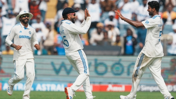 ind vs nz washington sundar rohit sharma sarfaraz khan