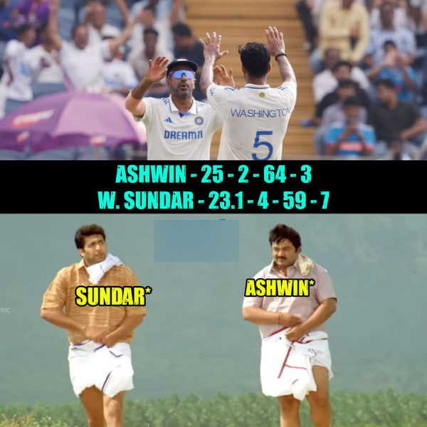ind vs nz washington sundar r ashwin sarfaraz khan