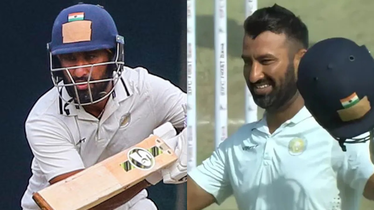 திரும்ப வந்துட்டேன்னு சொல்லு! 18வது முறையாக இரட்டை சதம் விளாசிய புஜாரா