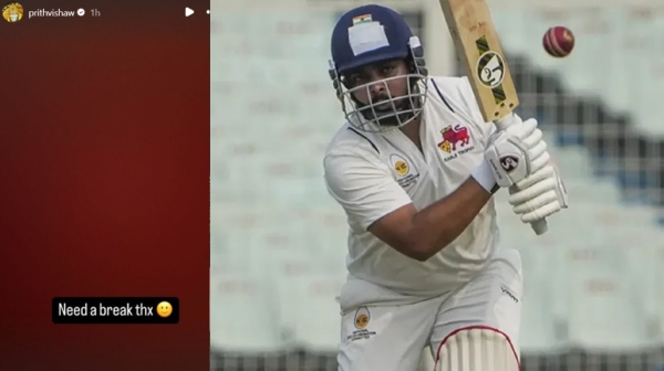 ranji trophy 2024 prithvi shaw mumbai