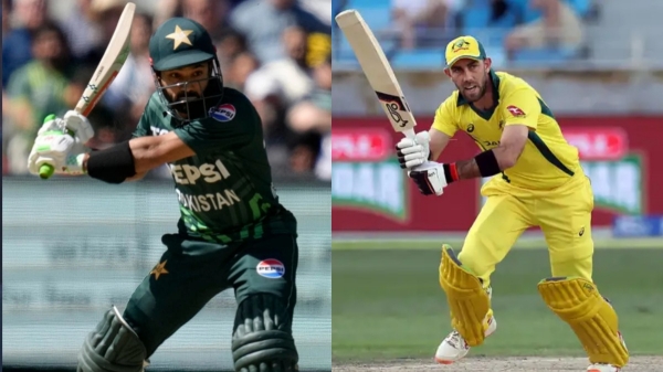 pak vs aus glenn maxwell babar azam mohammed rizwan