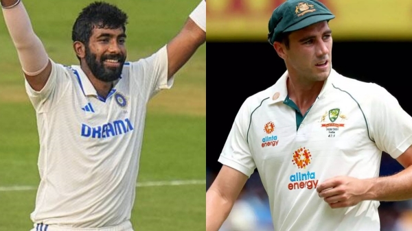 ind vs aus pat cummins jasprit bumrah