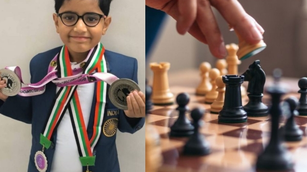 chess Aarti Kapil 9 year old Grand master