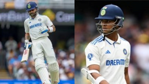 ind vs aus yashasvi jaiswal virat kohli run out vs