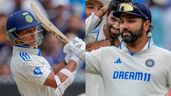 ind vs aus yashasvi jaiswal rohit sharma akash deep