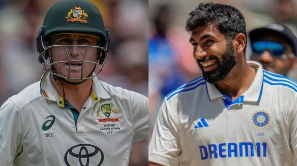 ind vs aus jasprit bumrah sam konstas