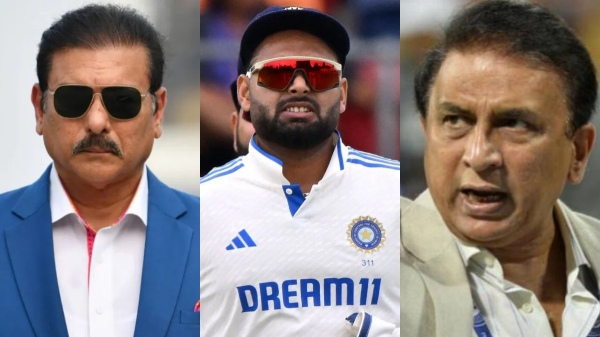 ind vs aus rishabh pant sunil gavaskar ravi shastri vs