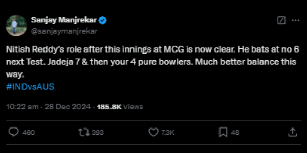 ind vs aus nitish kumar reddy washington sundar vs