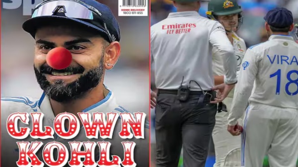 ind vs aus virat kohli sam konstas vs