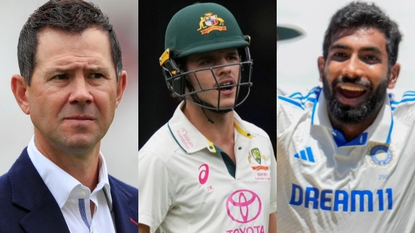 ind vs aus jasprit bumrah sam konstas