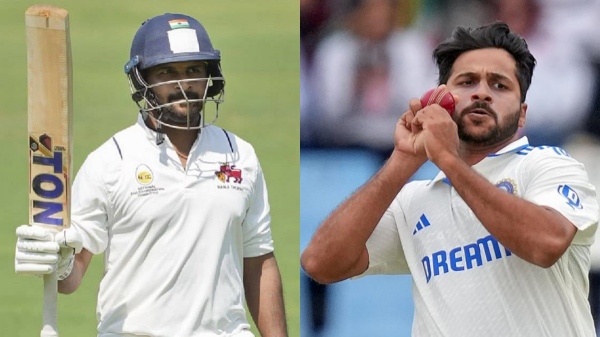 shardul thakur hat trick ranji trophy