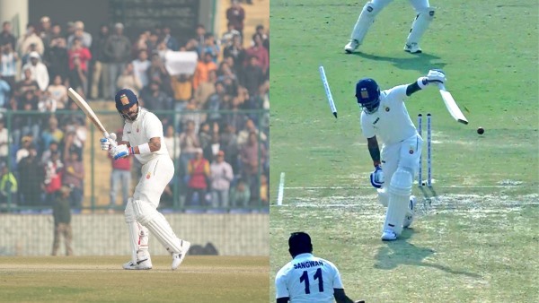 Ranji Trophy Virat Kohli loses his wicket for 6 runs after facing 15 balls against Railways