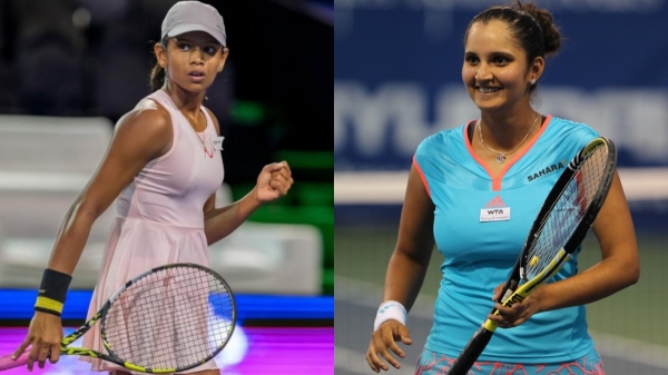 Sania Mirza Maaya Rajeshwaran Tennis