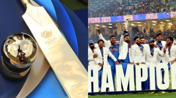 Champions Trophy 2025 Golden Bat Award Golden Ball Award Rachin Ravindra