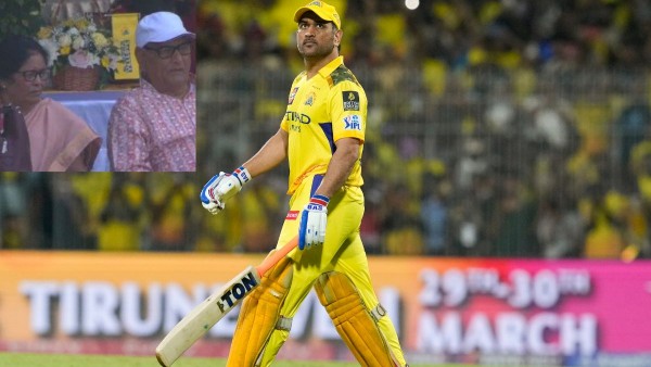 Dhoni s retirement expectation hit roof as his parents Arrive at Chepauk