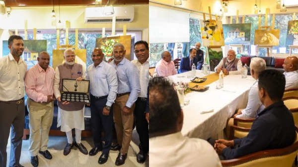 Narendra Modi Sri Lanka Arjuna Ranatunga Sanath Jayasuriya